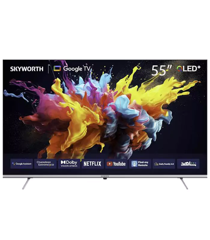 Skyworth 55″ 55Q6500 (NEW2025)QLED Google Smart Tv